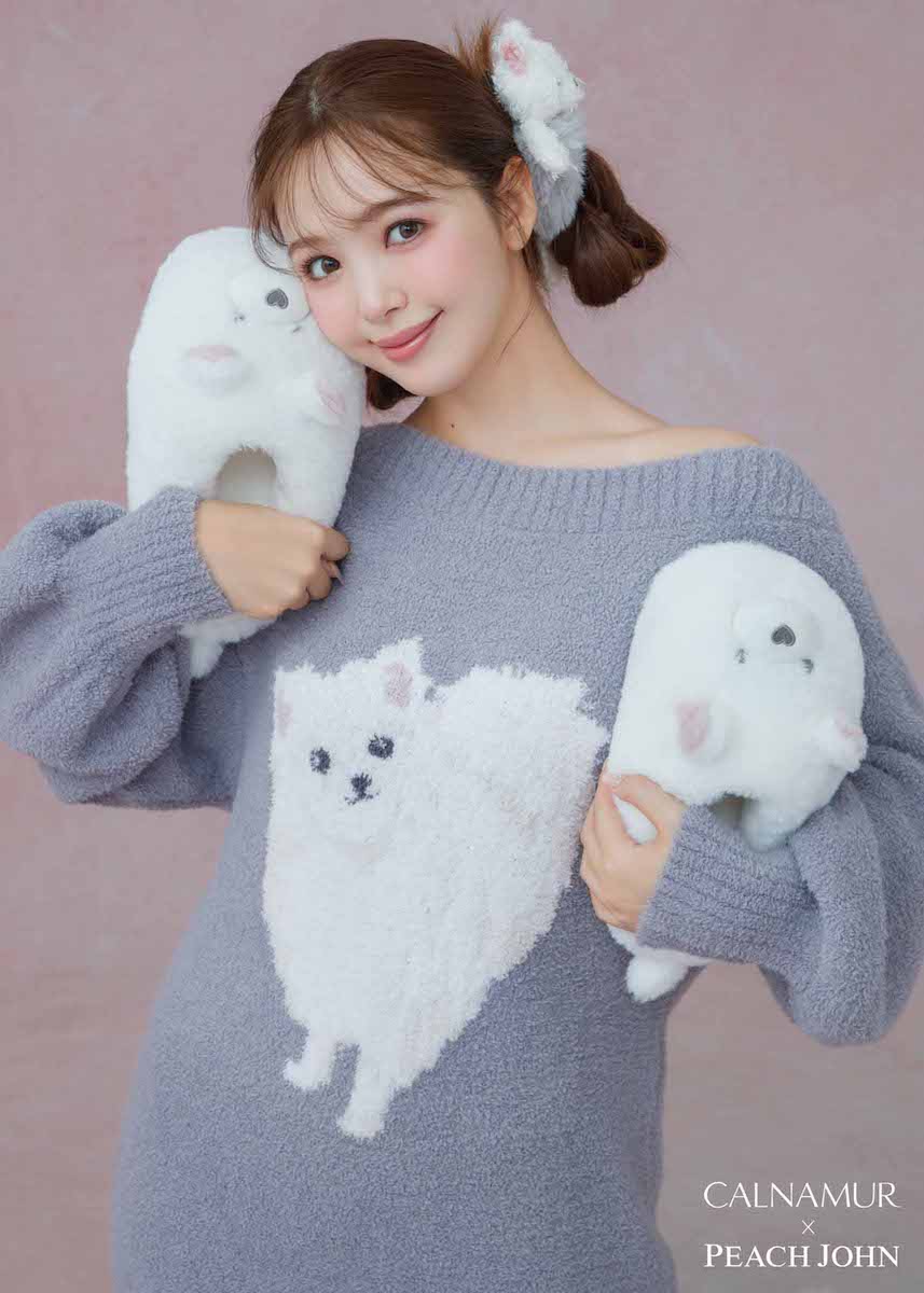 藤田ニコルが愛犬とあざと可愛く登場 「ピーチ・ジョン